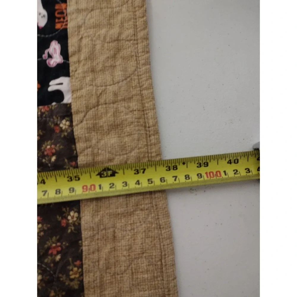 Handmade Patchwork Cat Quilt Marie‎ The Aristocats Reversible Pink Tan 38x48
